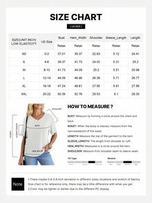 CILKOO Áo thun nữ tay ngắn cổ chữ V dáng rộng, chất liệu xoắn nhẹ, màu đen, thích hợp mặc mùa xuân/hè. - màu đen - Xem 5