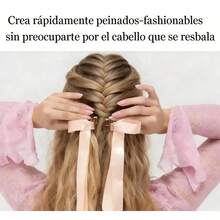 Pinza magnética 2 en 1 para el cabello, accesorio práctico y bonito para peinados diarios y deporte - Pinza de pelo magnética inteligente -- azul, paque - Ver 1