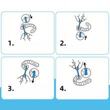 Invisible Braces Removal Tool, Portable Dental Appliance Removal And Insertion Hook, Removal And Extraction Tool For Braces, Fake Braces, Teeth - 彩色 - 查看 8
