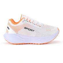 Women's Lightweight Sneakers For Everyday Walking, Modern Design, Comfortable - 橘色 - 查看 13