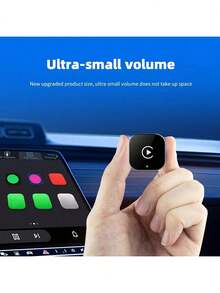 二合一无线 CarPlay 和 Android Auto 适配器 - 即插即用 CarPlay 加密狗转换器，快速自动连接，无延迟，小巧设计，适用于带 USB/USB-C 接口的 和 Android 设备（黑色），无线 CarPlay 适配器，车载音响升级，现代汽车配件，高品质电子产品，不含电池 - A - 查看 10