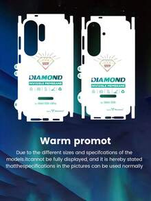 适用于S26 Ultra/S26+/S26的超薄透明自修复全包覆式手机后盖贴膜，防指纹全框一体式后盖膜，防刮擦，防油污，带边框，隐形后盖膜 - 無色 - 查看 4