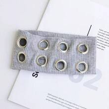 1个朋克女孩镂空弹力发箍，金属摇滚蒸汽朋克风格 - 彩色 - 查看 8