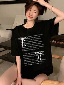 Women T-Shirts - Black - View 4
