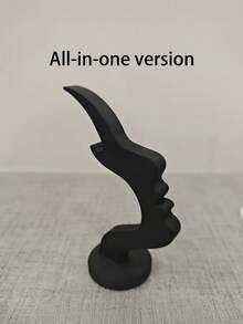 独特艺术弧形眼镜框 - 现代简约眼镜架，底座稳固，节省空间。时尚的桌面/床头装饰和收纳方案。耐用塑料材质，流线型设计。男女皆宜的创意礼物（仅含眼镜框，不含镜片）。 - 彩色 - 查看 13