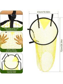 Portable Soccer Training Target Kit - Easy-To-Assemble Frame And Shooting Net, Suitable For Precision Practice, Outdoor Goal Training, Durable Target Net System For Coaches, Teams And Players. - Multicolor - View 8