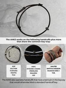Pulsera de supervivencia EDC, herramienta de escape con rompedor de ventanas de coche, pulsera portátil con rompedor de ventanas de coche, rompedor de cristal templado de escape de emergencia rápido - Multicolor - Ver 5