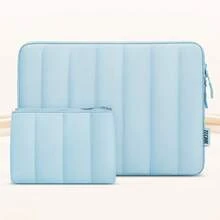 TECOOL 加厚笔记本电脑保护套，适用于 13.3/14/15.6/16 英寸笔记本电脑，兼容 MacBook Air 13/13.6/15 英寸 M4/M3/M2（2012-2025 年款）、MacBook Pro 13/14/16 英寸 M4/M3/M2/M1（2020-2024 年款）以及 13.3-16 英寸 HP 笔记本电脑，防水保护套，带小收纳盒 - 查看 23