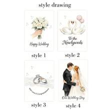 Customized Couple's Greeting Card, Customized Love Letter Card, Customized Gift Message Card, Customized Message Card, Customized Gift Greeting Card, Customized Postcard, Customized Message Card, Suitable For Gatherings, Parties, Restaurants, Holidays - Wedding Greeting Card 10x14cm - View 2