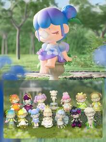 1 mô hình nhân vật hoạt hình ngẫu nhiên, Nancy chủ đề hoa, làm bằng chất liệu PVC, vật trang trí bàn làm việc dễ thương, kết hợp giữa hoa và mô hình nhân vật, quà tặng sưu tầm, được yêu thích bởi thiết kế độc đáo. - Màu xanh Bạc hà - Xem 18