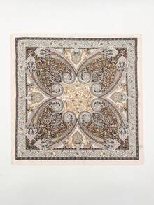 1pc Bandana Paisley Print 70cm Square Scarf, Headband, Neckerchief, Bag Tie - Multicolor - View 6