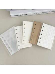 Giấy thay thế và túi đựng M5, 45 tờ giấy kẻ ô/kẻ dòng/trắng/giấy kraft, 10 túi đựng tài liệu bằng nhựa PP. - Giấy thay thế - Xem 3