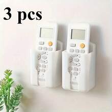 1/3 chiếc giá đỡ điều khiển từ xa, giá đỡ điện thoại treo tường kiêm kệ lưu trữ, hộp đựng đồ tự dính cho phòng ngủ, giá đỡ sạc và điều khiển từ xa bằng nhựa, hộp đựng điều khiển điều hòa treo tường, giá đỡ điều khiển từ xa bằng silicon treo tường, không cần khoan, không mùi, bền bỉ. - Nhiều màu - Xem 14