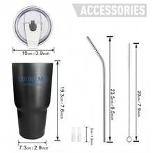 30oz Stainless Steel Tumbler Black White Options,  Choke Me Respectfully Graphic Cups, Insulated Travel Coffee Mug With Lid And Straw , Double Wall Vacuum Reusable Travel Cups, Funny Birthday Party Gift For Women & Men - 黑色 - 查看 3