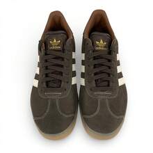 Adidas Gazelle Golf Spikeless Men's Dark Brown Spikeless Golf Shoes JQ7747 - Brown - View 4
