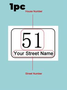 Adesivo personalizzato per pattumiera da 10x15cm - Decora la tua pattumiera con numero civico e nome strada, design orizzontale per facile identificazione, impermeabile e durevole, regalo di inaugurazione casa, coppia, genitore, famiglia, amico, organizzatore da viaggio - Multicolore - Visualizzare 11