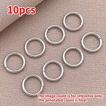 10pcs Elegant Minimalist Jump Rings -Stainless Steel Polished Closed Loop For DIY Bracelets, Necklaces, Earrings, Wedding & Party Crafts - Multicolor - View 23