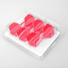 Tournament Style Aluminium Dart Stems Secure Grip & Enhanced Control - Red - View 2