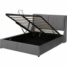 Bed Bases & Foundations - Gray + Velvet + 140cm*190cm - View 10