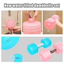 LINGPENG 1pc Water-Filled Dumbbells Portable Dumbbell Sports Water Bottle For Arm Strength Training Home Gym Fitness - Multicolor - View 5
