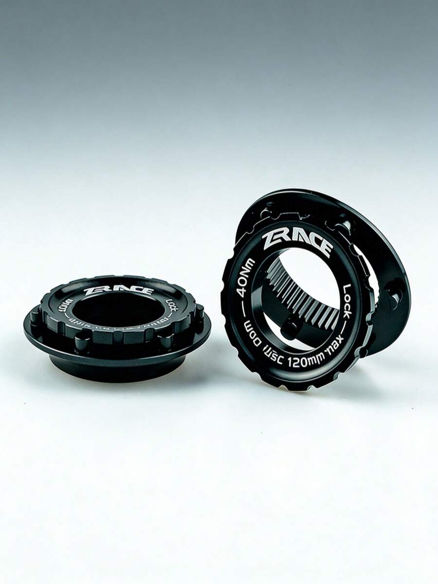 Kit de conversión de rotor de freno de cierre central a 6 pernos ZRACE, Adaptador de conversión de rotor de freno de cierre central a 6 pernos, S-RTAD05 / S-RTAD10 - Negro - Ver 1