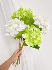 2件套人造绣球花束,逼真丝绸人造花,婚礼花篮,适用于DIY婚礼花束、婚礼装饰、婚礼餐桌中心摆件、新娘派对装饰、客厅装饰、卧室装饰、母亲节、生日和情人节礼物创意、春季装饰、庭院装饰。 - 彩色 - 查看 8