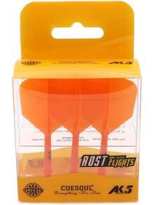 Premium 2BA Metal Dart Shafts Anti-Loose & Impact Resistant Design - Big Wing-orange - M - View 1