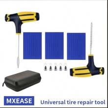 Universal Tubeless Tire Repair Kit, Quick Puncture Repair, Portable Emergency Tire Tool Suitable For Cars, Motorcycles And Bicycles, Compact Design For Fast Repair Of All Tubeless Tires - Set - View 12