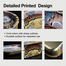 1 Set 2-In-1 Metal Tray Box, Premium Holographic Printed Tray, Metal Tray, Herb Rolling Tray, Beginner Decorative Box, Desktop Storage Box - Style 2 - View 5