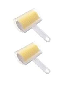 1/2pcs Reusable Lint Roller, Washable Clothes Dust Remover, Suitable For Furniture, Clothing, Home Cleaning, Pet Grooming - With Lid - View 17