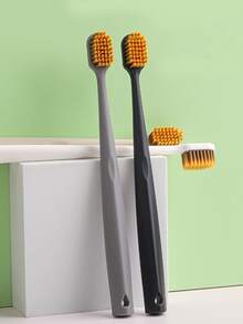 SAKURA Adult Soft Bristle Anti-Slip Handle Toothbrush, Denser & Softer Design, Suitable For Couples, Families, And Travels, Random Packaging, High Quality - Multicolor - View 11