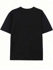 Authorized By Disney, Disney Toy Story Buzz Lightyear Space Printed T-Shirt Is Suitable For Everyday Street Wear, A Necessity In Summer And A Gift For Disney Lovers. - Black - View 2