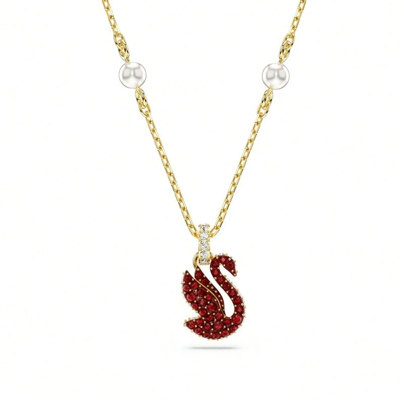 Swarovski Swan Lady Necklace 5677599 - Red 5677599 - View 1