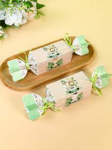 6个丛林动物礼盒，带丝带，丛林动物主题生日派对糖果盒，一周岁生日派对用品，野性十足派对用品，迎婴派对礼品包装盒，新生儿派对回礼盒，性别揭晓派对零食盒，欢迎宝宝派对厨房烘焙礼品包装用品，零食盒，丛林派对餐桌装饰，生日装饰，宝宝派对装饰，性别揭晓派对装饰，生日礼物，派对回礼 - 開車動物 - 查看 5