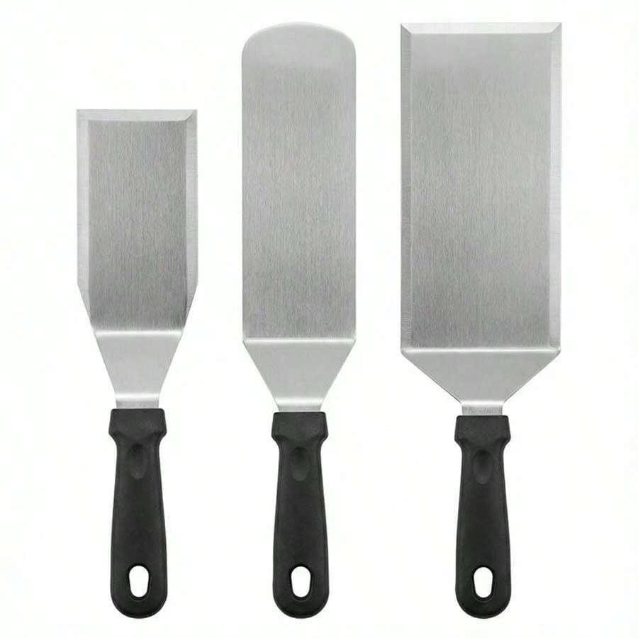 Steak Frying Spatula, Cooking Spatula, Barbecue Spatula, Griddle Spatula, BBQ Tool Set - Shovel Combination Three-piece Set - View 1