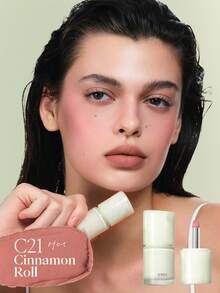 JOOCYEE 多用途面霜 C21 肉桂卷，春季限量系列，唇彩、唇膏、腮红、眼影，多效合一哑光柔焦妆容，持久不拔干，不沾杯 - C21 Cinnamon Roll - 查看 4