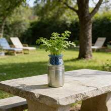 1pc 3D Printed Garlic & Green Onion Planter Mold - Hydroponics Planter Suitable For Kitchen Windowsill | Reusable Home Gardening Seedling Tool - A-blue - View 4
