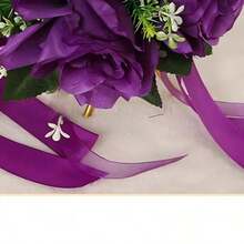 Wedding Bouquet, Bridesmaid Flower, Artificial Rose Bouquet, New Design For Brides. - 4pcs - View 5