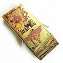 Panini 海贼王主题金色收藏卡，动漫角色交换卡，可用于收藏、派对装饰和礼品赠送 - 隨機款式 - 查看 3