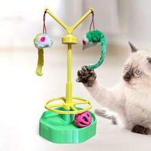 This Set Includes 1 Small Bell Ball, 1 Rotating Cat Toy, 1 Chasing Ball, And Other Fun And Interesting Cat Entertainment Toys. - View 7