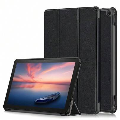 Tri-Fold Smart Tablet Protective Case For Fire Max 11 (13th Gen) 2023 (11-Inch) / HD 10 Plus 2021 (10.1-Inch) / HD 8 2020/2022 (8-Inch), Supports Auto Sleep Function