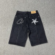 E01 Star Schwarze Shorts