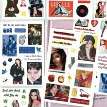 8张Aes-Pa R专辑创意模切贴纸，高品质防水贴纸套装 - 彩色 - 查看 2