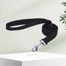 3/5/10/15/20/30m 1pc Nylon Pet Leash, Dog Walking Lead, Durable Pet Traction Rope - Black - View 8
