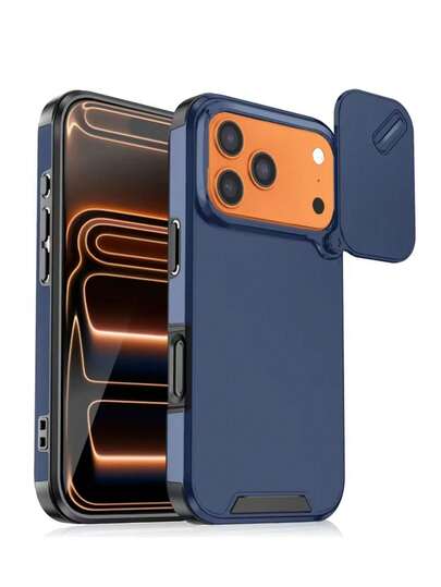 1pc Anti Drop Slide Camera Protection Phone Case Compatible With IPhone 17 Pro Max 17 Pro 16 13 15 14 11 12 Pro Max Plus 17 Air Shockproof Armor Matte Cover