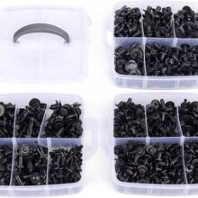 700PCS Heavy Duty Car Plastic Fasteners Push Trim Clips Pin Rivet Bumper Replacement Clip Kit - A - View 4