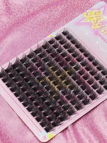 AYRMILLA 5-12毫米 10排 120片装 假睫毛 自然DIY化妆工具 交叉假睫毛 适用于婚礼、派对、俱乐部、日常工作会议等场合 自然假睫毛 适合初学者 可爱女孩都喜欢佩戴 舒适自然的假睫毛 C型卷翘 单片假睫毛簇 附带睫毛工具 - C - 查看 6