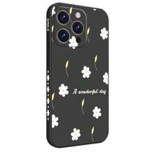 柔雨雏菊图案手机壳，兼容 17 Air 16 16e 15 Pro Max 14 Plus 13 12 11 8 7 X XS XR，以及三星 Galaxy S25 Ultra S24 Plus S23 FE S22 S21 S20 S10 A56 A55 A54 A53 A52 A51 A36 A35 A34 A33 A32 A31 A26 A25 A24 A23 A22 A17 A16 A15 A14 A13 A12 A07 A06 4G 5G，以及小米 15T 14T 13T 12T 11T Pro 15C 14C 13C 12C 10C Note 15 14 13 12 11 10 9 8、Poco F7 M7 X7 F6 X6 M6。适用于华为X5 M5 M5S X4 M4 M3 F3 X3 GT及华为P40 Lite P30 P20 P Smart 2019的防摔软壳 - 黑色 - 查看 9