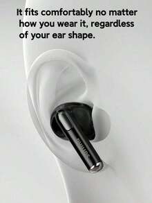 Philips TAT1120 TWS Bluetooth Earphones with ENC Noise Reduction HD Sound Running Sports Earbuds Half In-ear Headsets For Gaming Cycling Outdoor Long Battery Life Original PHILIPS Bluetooth Wireless Headphone - 黑色 - 查看 6
