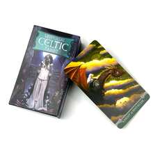 用这副独具匠心的塔罗牌揭开古老的凯尔特秘密。通用凯尔特塔罗牌，任何异教徒或巫术塔罗牌读者的绝佳工具（附PDF指南） - 藍色 - 查看 4